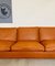 Mid-Century Cognac Leather Sofa by Stouby, 1970s, Image 9