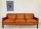 Mid-Century Cognac Leather Sofa by Stouby, 1970s 2