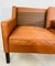 Mid-Century Cognac Leather Sofa by Stouby, 1970s 3