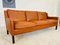 Mid-Century Cognac Leather Sofa by Stouby, 1970s 10