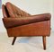 Mid-Century Danish Brown Leather Sofa from Svend Skipper, 1969 8
