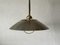German Pendant Lamp in Chrome and Gold Metal by TZ, 1970s, Image 3