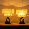 Black Figurative Table Lamps from F.A.I.P, 1950s, Set of 2 6