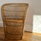 Vintage Wicker Bucket Chair 10