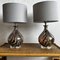 Swirl Glass Table Lamps, Set of 2 1