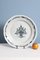 French Blue and White Platter with Cul Noir, 1800s, Image 6