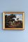 French School, Arcadian Landscape with Bridge and Animals, Oil on Canvas, Late 18th Century, Framed, Image 1