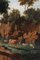 Scuola francese, paesaggio arcadico con ponte e animali, fine XVIII secolo, con cornice, Immagine 4