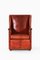 Brown Leather Easy Chair, Denmark, 1930s 2