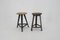 Industrial Tripod Stools, 1920s, Set of 2, Image 2