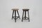 Tabourets Tripodes Industriels, 1920s, Set de 2 2