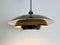 Danish Chrome and Metal Pendant Lamp, 1980s 12