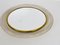 Round Brass Framed Wall Mirror, Italy, 1960s, Image 5