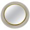 Round Brass Framed Wall Mirror, Italy, 1960s, Image 1