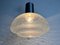 Lámpara colgante de latón y cristal de hielo de Doria Leuchten, años 60, Imagen 11
