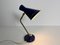 Blue and Brass Table Lamp from Stilnovo, Italy, 1960s 11