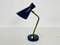 Blue and Brass Table Lamp from Stilnovo, Italy, 1960s 2