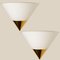 Large Modern Wall Lamps attributed to Glashütte Limburg, 1970, Set of 2 10