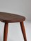 Scandinavian Modern Teak Stool attributed to Josef Frank for Illums Bolighus, 1950s 5