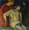 Antonio Feltrinelli, The Deposition, pintura al óleo sobre lienzo, años 30, Imagen 3