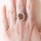 18 Karat Gold Daisy Ring with Citrine Quartz and Diamonds, 1960s 9