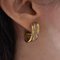 18 Karat Gold Hoop Earrings with Diamonds, 1960s-1970s, Set of 2 9