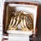 18 Karat Gold Hoop Earrings with Diamonds, 1960s-1970s, Set of 2 4
