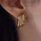 Aretes de oro de 18 quilates con diamantes, años 60-70. Juego de 2, Imagen 8