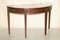 18th Century Burl Hardwood Carved Adams Demi Line Console Table by Charles & Ray Eames 1