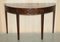 18th Century Burl Hardwood Carved Adams Demi Line Console Table by Charles & Ray Eames 3