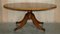 Vintage Oval Burr Yew Wood Coffee Table with Castors from Bevan Funnell 3