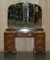 Art Deco Burr Walnut Dressing Table with Mirrors from Waring & Gillow 2