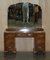 Art Deco Burr Walnut Dressing Table with Mirrors from Waring & Gillow, Image 2