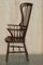 19th Century Wingback Windsor Spindle Armchair in Ash, Image 19