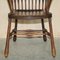 19th Century Wingback Windsor Spindle Armchair in Ash 5