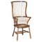 19th Century Wingback Windsor Spindle Armchair in Ash, Image 1