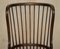 19th Century Wingback Windsor Spindle Armchair in Ash, Image 3