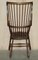 19th Century Wingback Windsor Spindle Armchair in Ash, Image 18