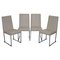 S47 Solo Dining Chairs in Cream Leather by Antonio Citterio for B&B Italia / C&B Italia, 2014, Set of 4 3