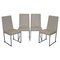 S47 Solo Dining Chairs in Cream Leather by Antonio Citterio for B&B Italia / C&B Italia, 2014, Set of 4, Image 3