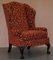 Large Chelsea Wingback Armchairs with Claw and Ball Feet from George Smith, Set of 2 17