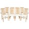 Esszimmerstühle aus Eschenholz von Orum Mobler, 8 . Set 1