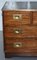 Reprodux Campaign Chest of Drawers with Leather Top by Bevan Funnell, Image 10
