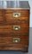 Reprodux Campaign Chest of Drawers with Leather Top by Bevan Funnell 11