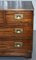 Reprodux Campaign Chest of Drawers with Leather Top by Bevan Funnell, Image 11