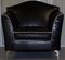 Avalon Armchairs in Black Leather by Nella Vertrina for IPE Cavalli, 2017, Set of 2 1
