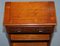 Vintage Burl Yew Wood Bedside Cupboards with Drawers, Set of 2 16