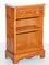 Vintage Burl Yew Wood Bedside Cupboards with Drawers, Set of 2 13