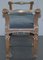 18th Century Polychrome Painted Window Seat with Ornate Floral Carvings 18