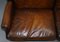 Brown Leather Sofa with Feather Cushions from Ralph Lauren, Image 7